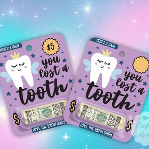 Tooth Fairy Money Card