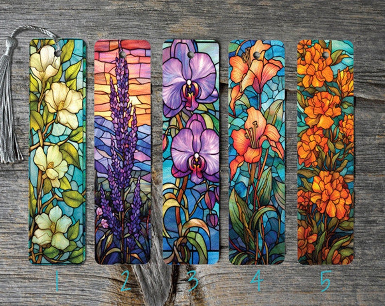 Stained Glass Flowers 3 image 1