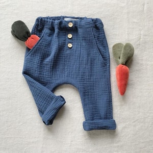 Baby muslin pants Baby boy harem pants Muslin summer pants Boho style pants, Baby muslin clothes Organic cotton pants