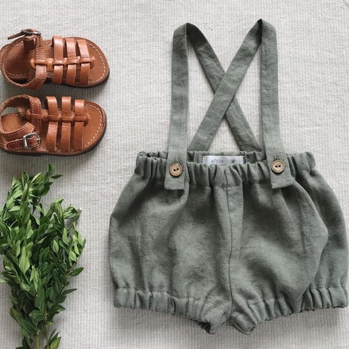 Boys Linen Shorts Baby Boy Linen Pants Beach Wedding Summer Etsy