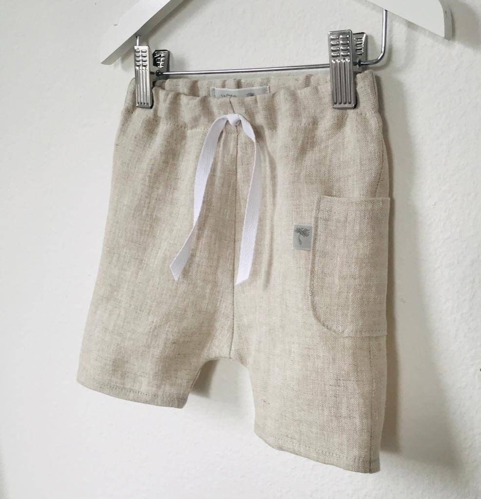 Baby Boy Linen Outfit Boys Linen Shirt and Shorts Matching Set Etsy