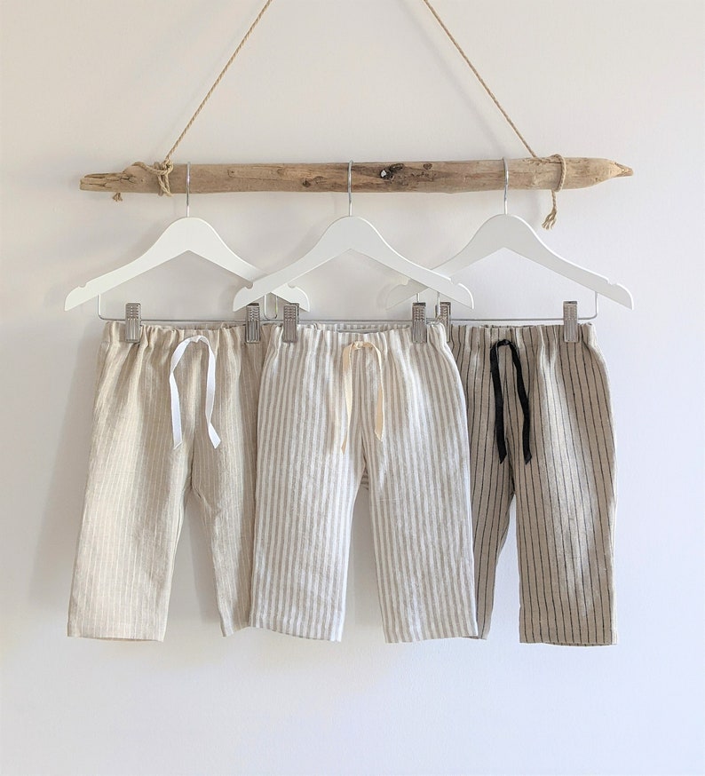 Baby Boy Linen Pants Toddler Boy Trousers Beach Wedding Etsy