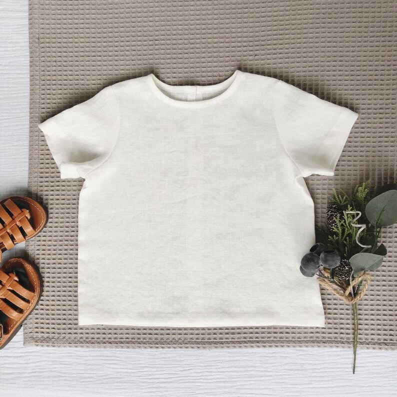 Boys Linen Shirt Baby Boy Linen Top Neutral Gender Clothes Eco Etsy
