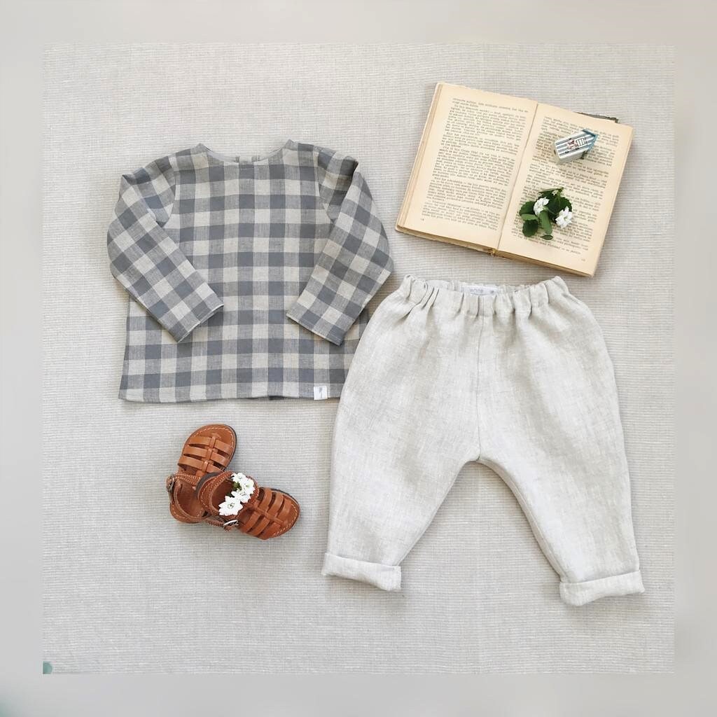 Boys Linen Pants Unisex Pants Baby Boy Linen Pants Toddler Etsy