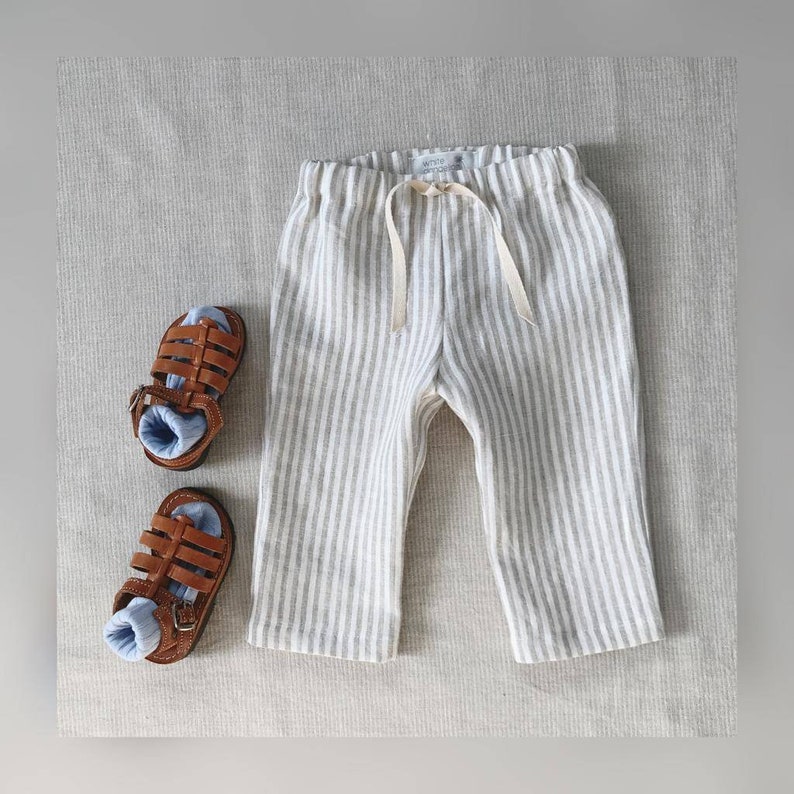 Baby Boy Linen Pants Toddler Boy Trousers Beach Wedding Etsy