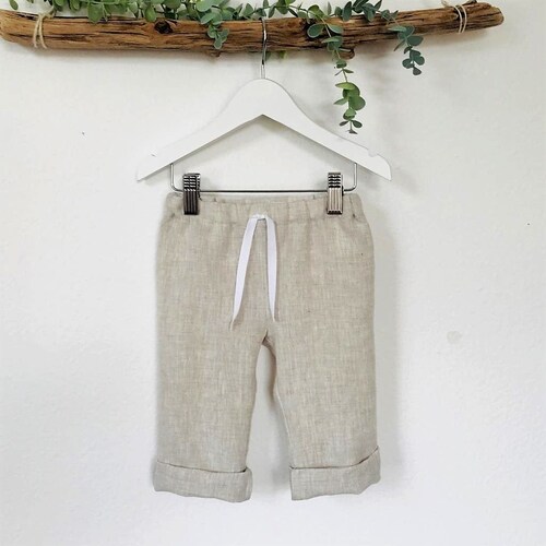 Baby Boy Linen Pants Toddler Boy Trousers Beach Wedding Etsy