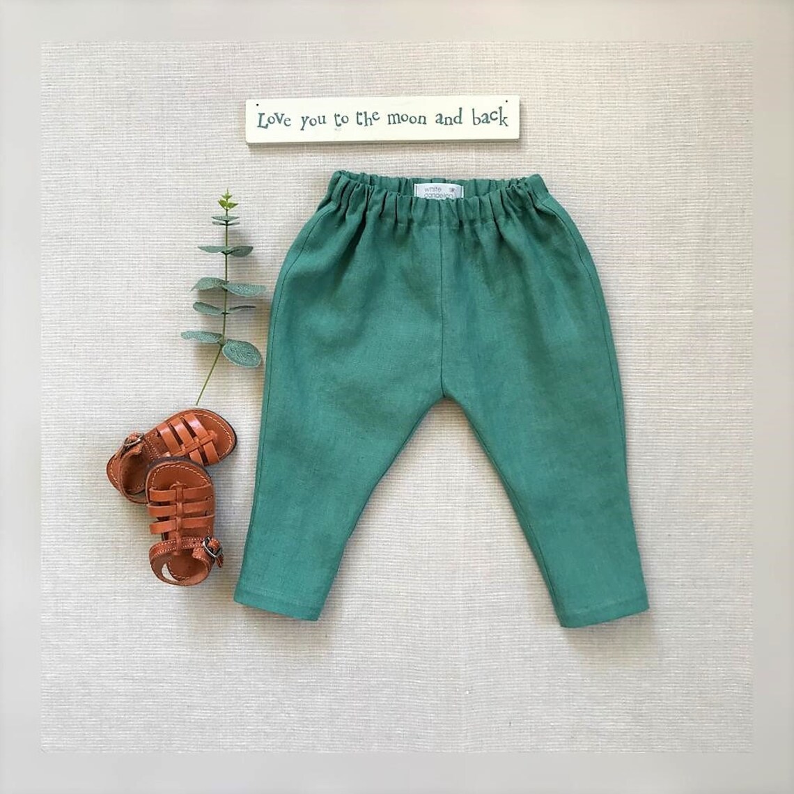 Boys Linen Pants Unisex Pants Baby Boy Linen Pants Toddler Etsy