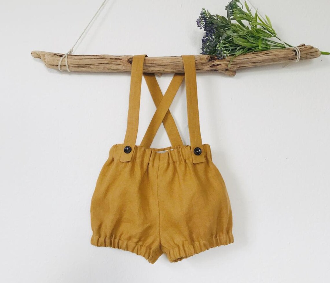 Baby Boy Shorts With Straps Baby Boy Bloomers With Braces Baby Etsy