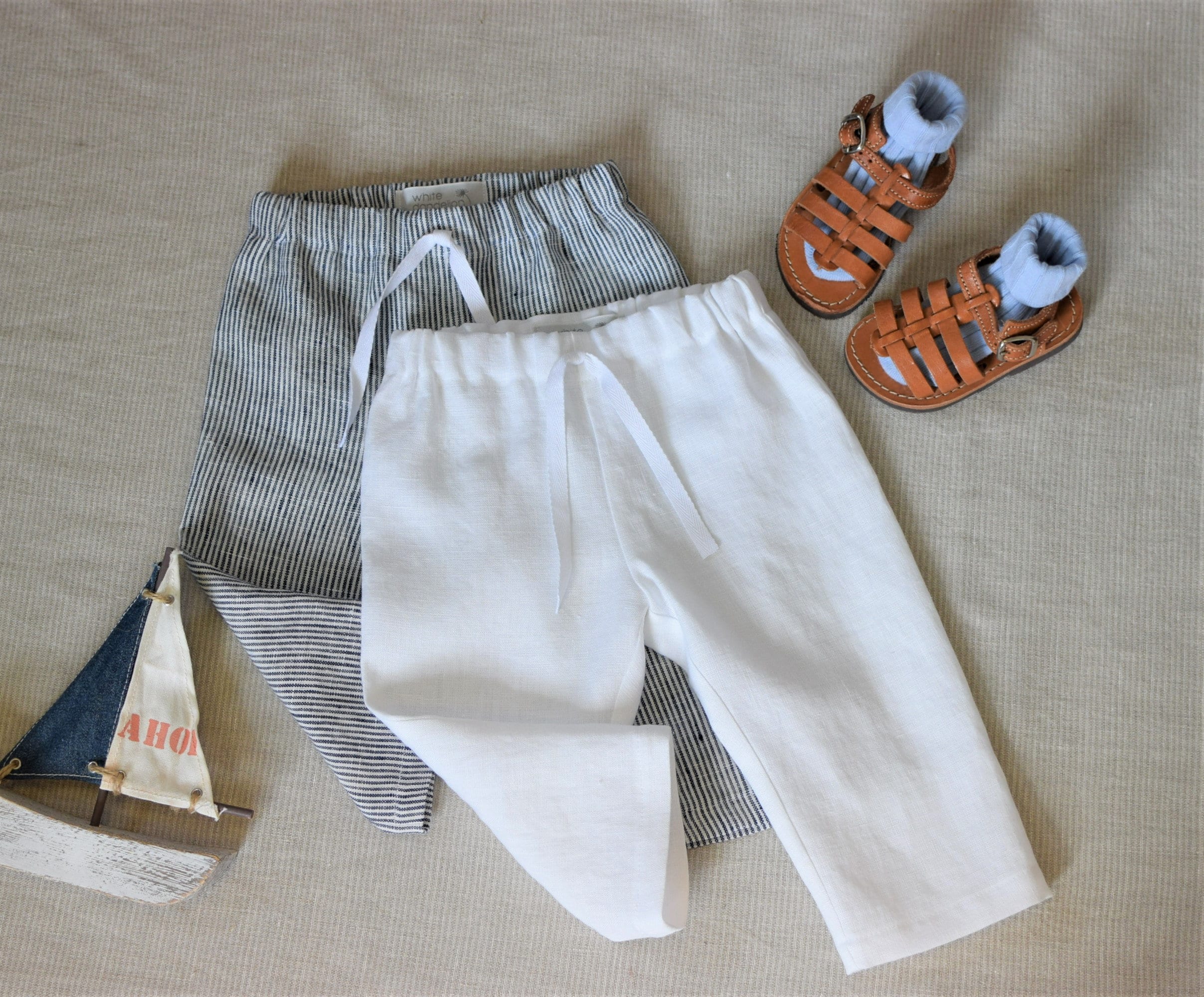 Boys Linen Pants, Toddler Wedding Outfit, Ring Bearer Outfit Pants, Page  Boy Suit Pants 