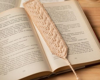 Patrón de tejido en PDF / Marcapáginas de encaje de margaritas: tejido a mano, detalle elegante