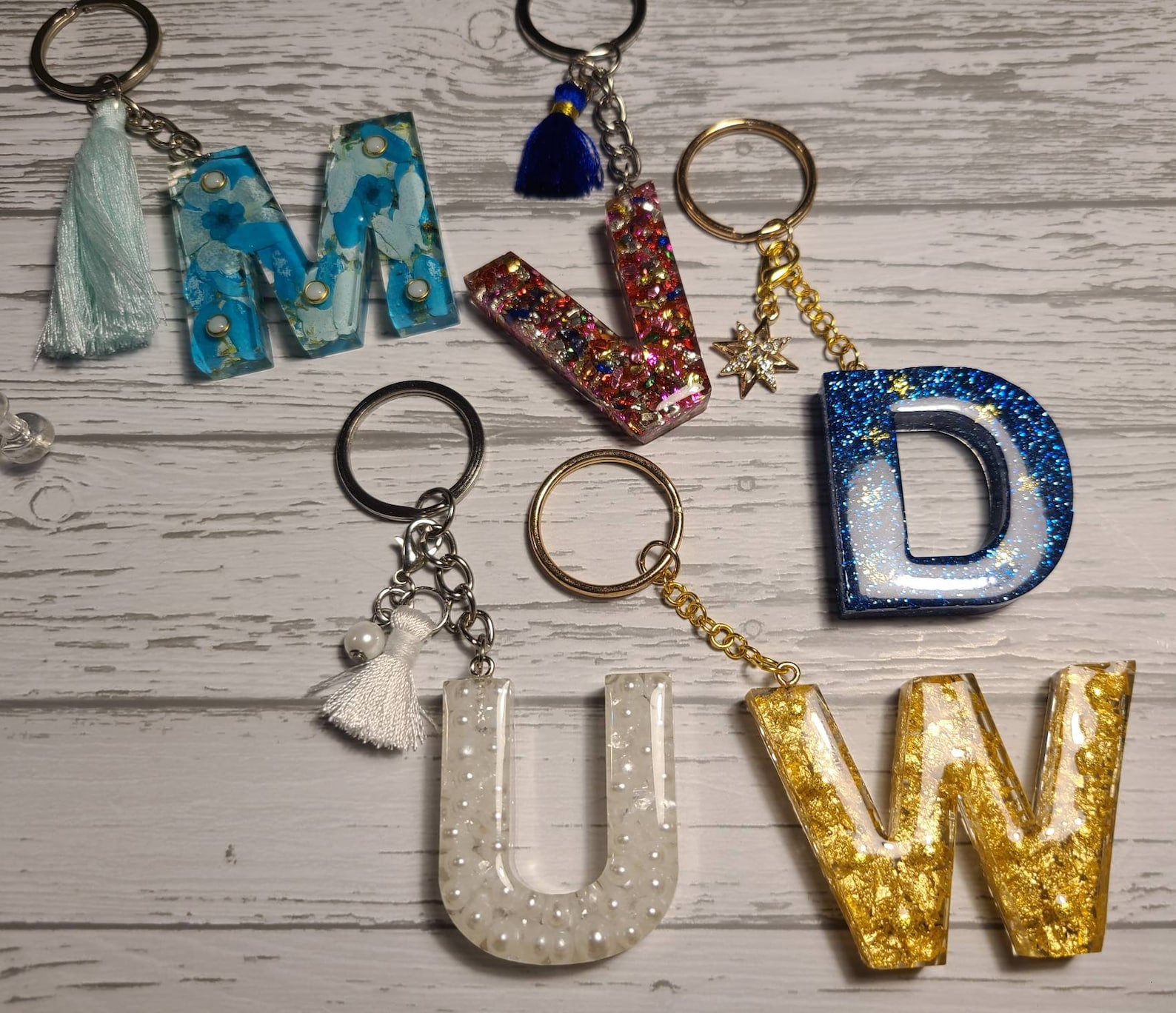 Alphabet Keychains Etsy