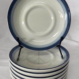 Pfaltzgraff - &quot;Sky&quot; - Set of 8 Saucer Plates 6&quot;