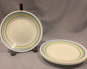 Corelle- quot Bands quot -Set of 4 Bread Butter Plates by Corning Visions