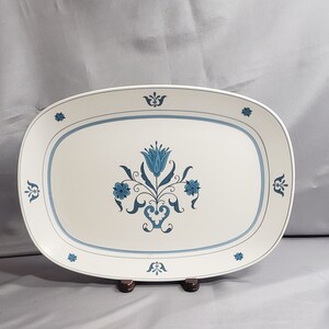 Noritake - &quot;Blue Haven&quot; #9004 - Individual Platter 13 3/8&quot;