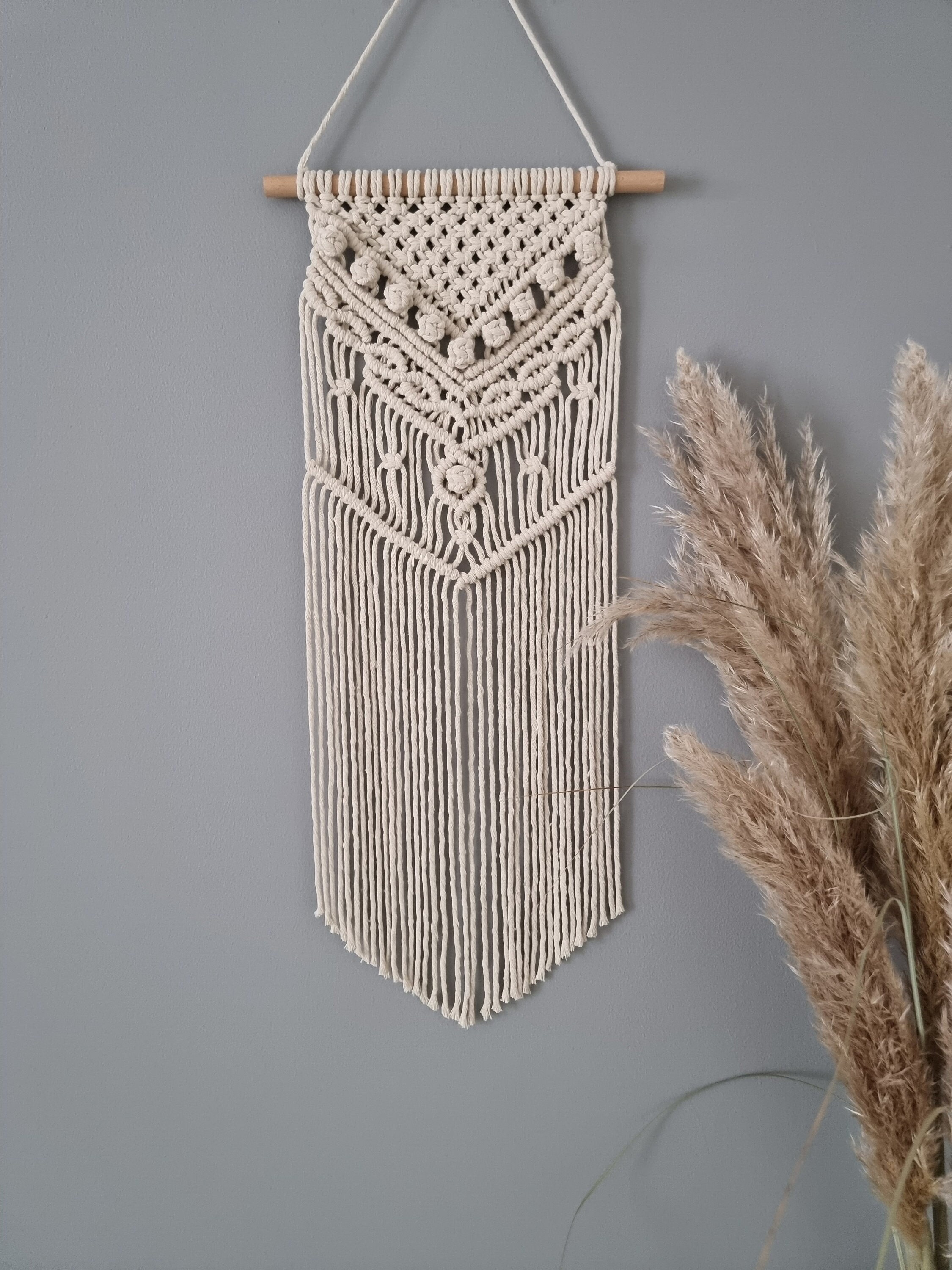 Boho Macrame Wall Hanging: Scandinavian Style Home Decor - Etsy