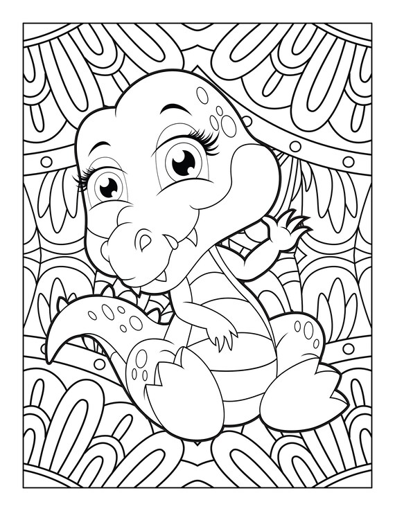 Animal Coloring Book for Kids and Adults | Etsy