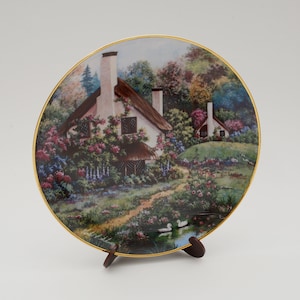 Vintage A Cozy Glen Franklin Mint Heirloom Recommendation Plate