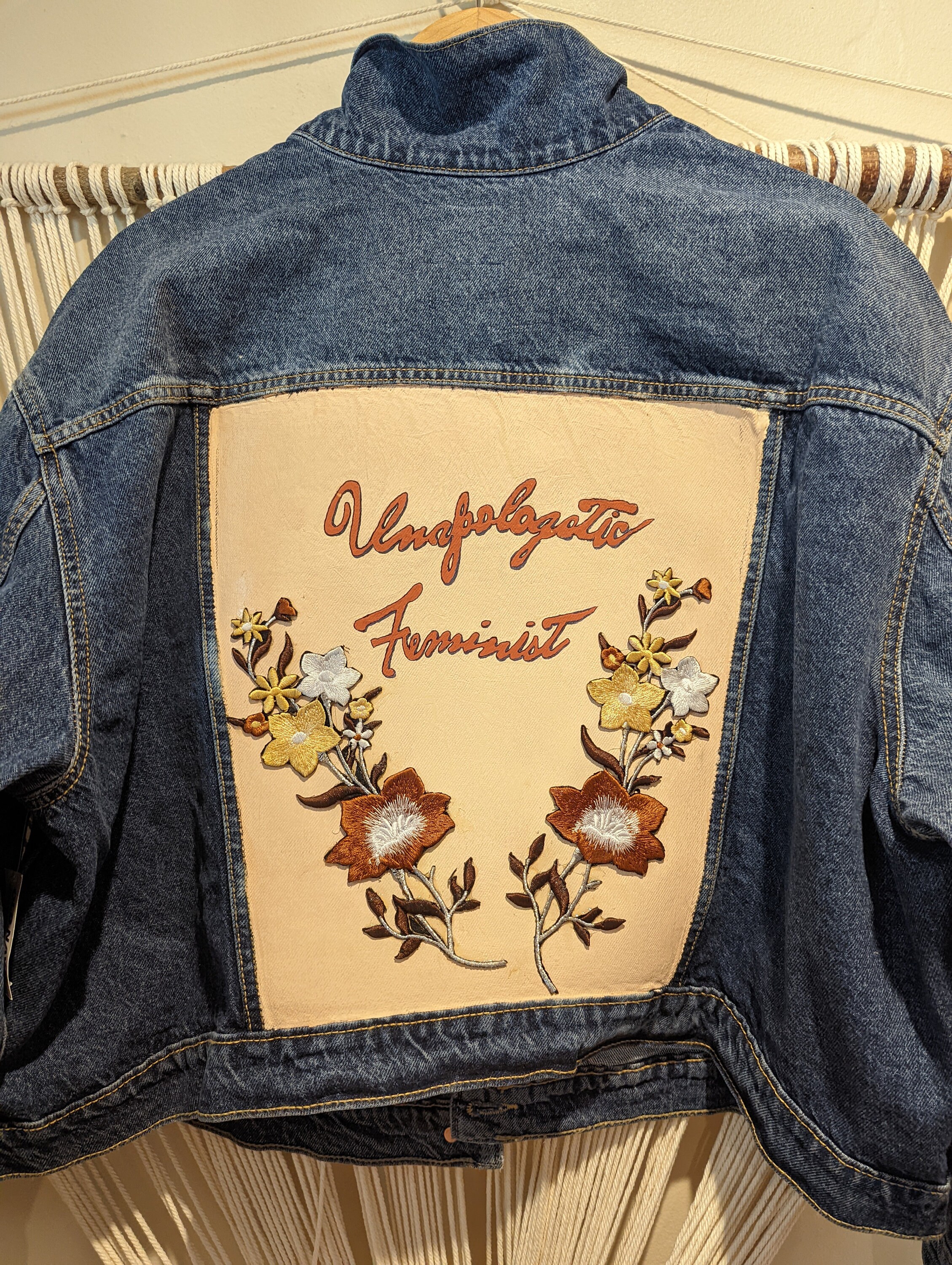 Hand Embroidery Jean - Etsy