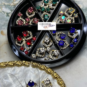 Rhinestone jewelry alloy nail charms / 3D nail charms/ Nail Art Design