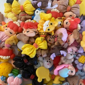 Kawaii assorted cartoon nail charms DIY Crafts -set of 30 pieces