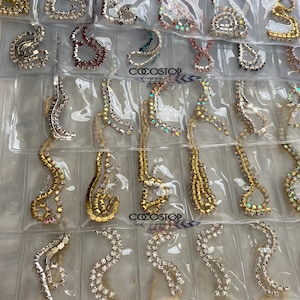 Diamond nail chain 3D nail jewelry DIY crafts