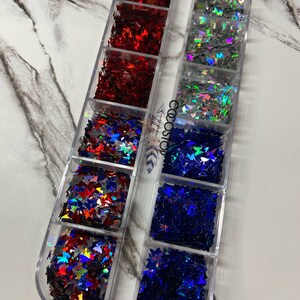 Butterfly glitter sequin for Nail art Accessories