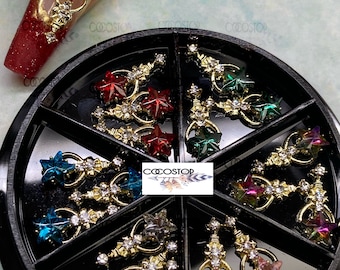 Bling Star rhinestone nail charms