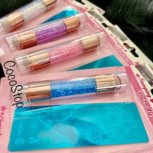 Nail Stamping Kit Double Head Silicon Stamper Nail art