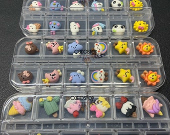 12 pieces Kawaii ice cream fruit cartoon 3D nail charms