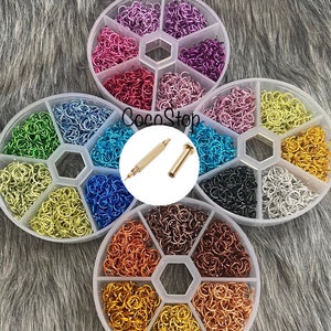 Metal piercing hoop hooks dangle nail charms / nail hand drills