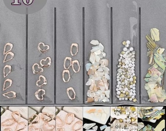 3 colors mix heart nail charms jewelry 3D Nail Art Manicures Tips