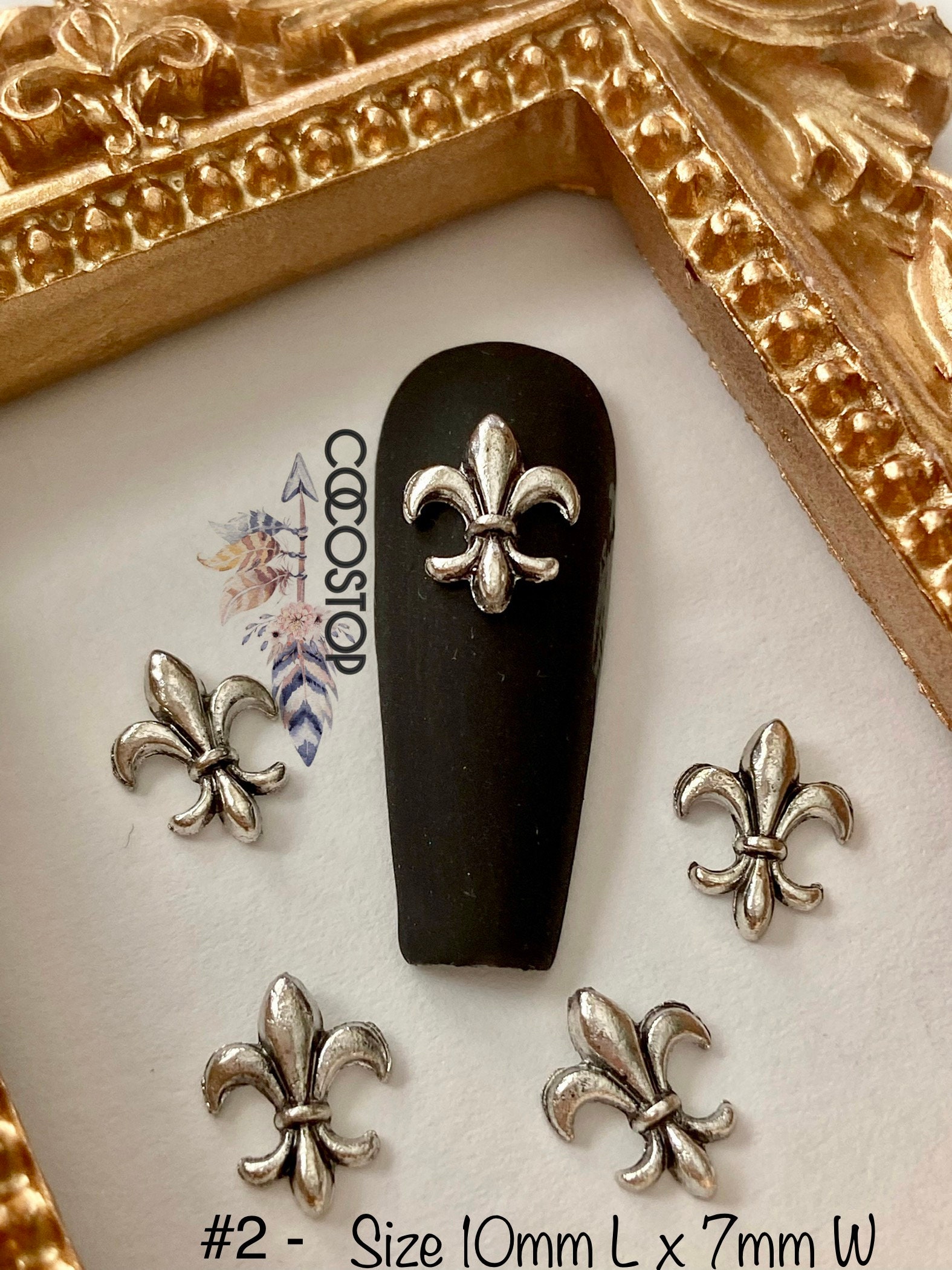 Leamx Leamx - Nail Art Charms - Silver Crosses - 36 pcs - The Studio - Nail  and Beauty Supply