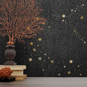 Sparkles and Stars Wall Decals, Nursery Decals, Star Decals, Kids Room Decor, Nursery Wall Art, Celestial Wall Stickers, hanging stars