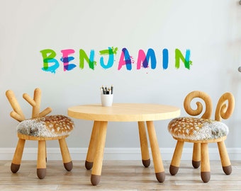 Personalisiertes Wandtattoo für Baby-Kinderzimmer, abnehmbares Wandtattoo, Babypartygeschenk für Mama, Geschenk für ersten Geburtstag für Baby, Geschenk für