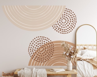Circle wall decal, modern wall decal, wall decal boho, wall decal geometric, large wall decal, geometric wall decal