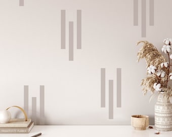 Geometric Wall Decals - Modern Wall Stickers, Line Wall Decals, Geometric Decals, Unique Wall Decor, Housewarming Unique Gift for Her