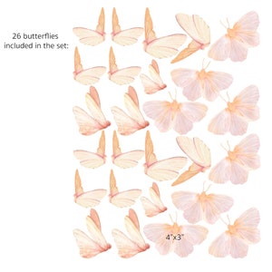 Butterfly decals for kids room - baby girl wall decal nursery image 7