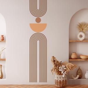 Arch Wall Decals - Modern Wall Stickers, Boho Nursery Decor, Kids Room Wall Art, Large Kids Room Decal, Removable Wall Stickers