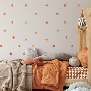 Polka Dot Wall Decals - Modern Wall Stickers, Boho Wall Decals, Pastel Vinyl Decals, Unique Wall Decor, Housewarming Unique Gift for Her