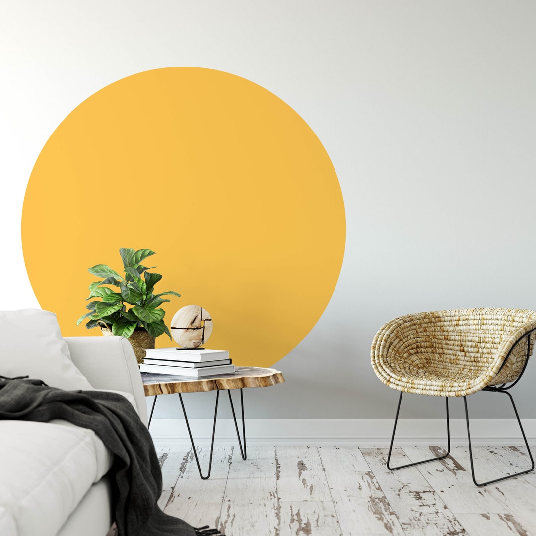Wall Decals Modern, Circle on Wall Decal, Wall Sticker Circle, Modern