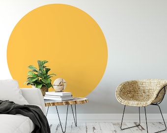 Vinilos decorativos geométricos circulares – Arte moderno para cabeceros
