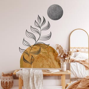Boho Wandtattoos - Blumen-Wandaufkleber, Boho Kinderzimmer Dekor, einzigartiges Geburtstagsgeschenk für den besten Freund, neues Zuhause Geschenk für sie