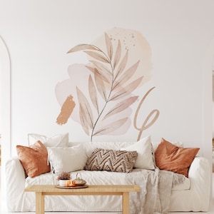 Wall boho decals for bedroom decor - Modern Stickers, wall art boho, large wall decal, housewarming gift for her, personalized gift for her