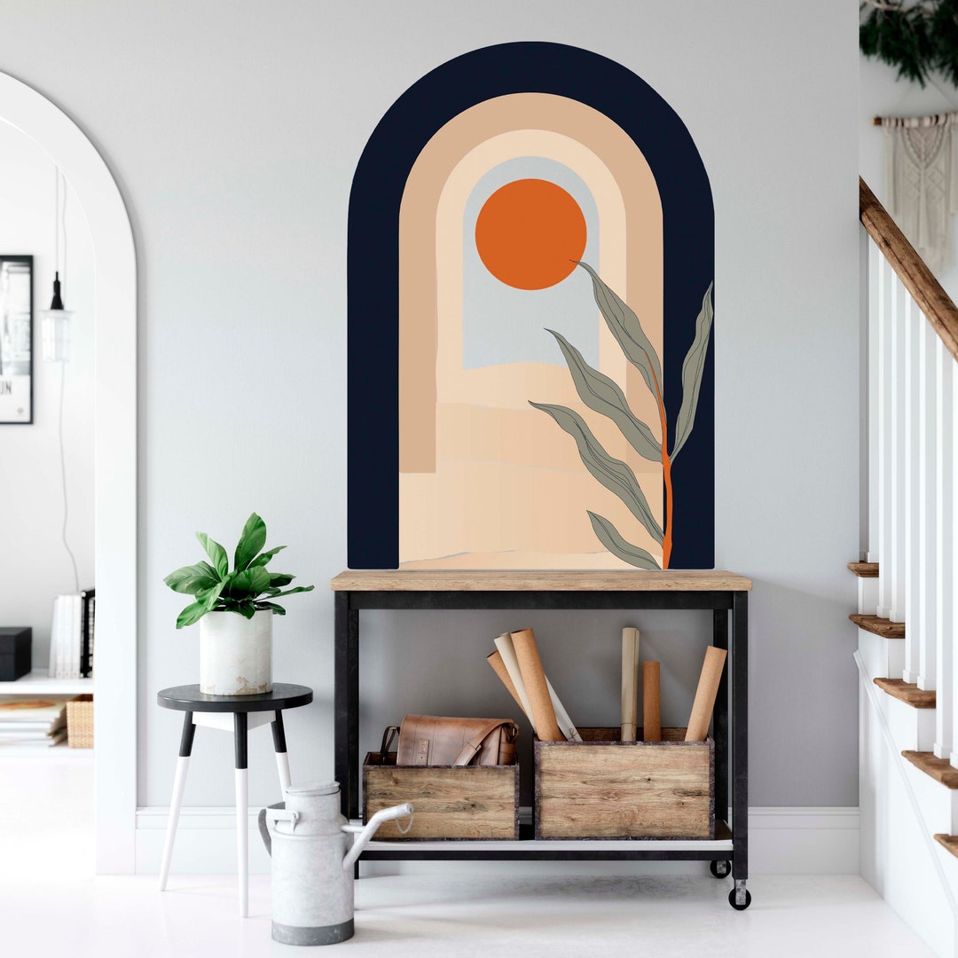 Boho Arch Wall Decals – Modern Vinyl Stickers, Peel and Stick Decor - Etsy