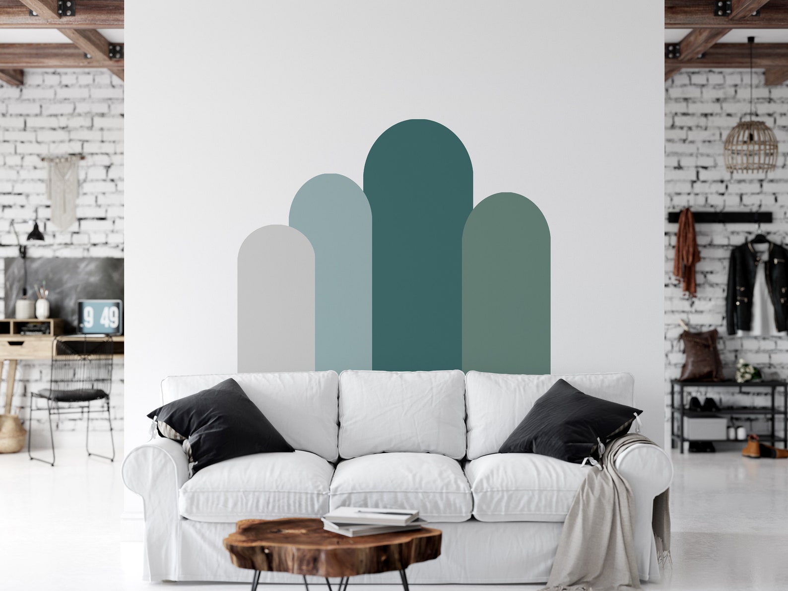 Arch Set Wall Decal Arches Wall Sticker Boho Style Wall Etsy