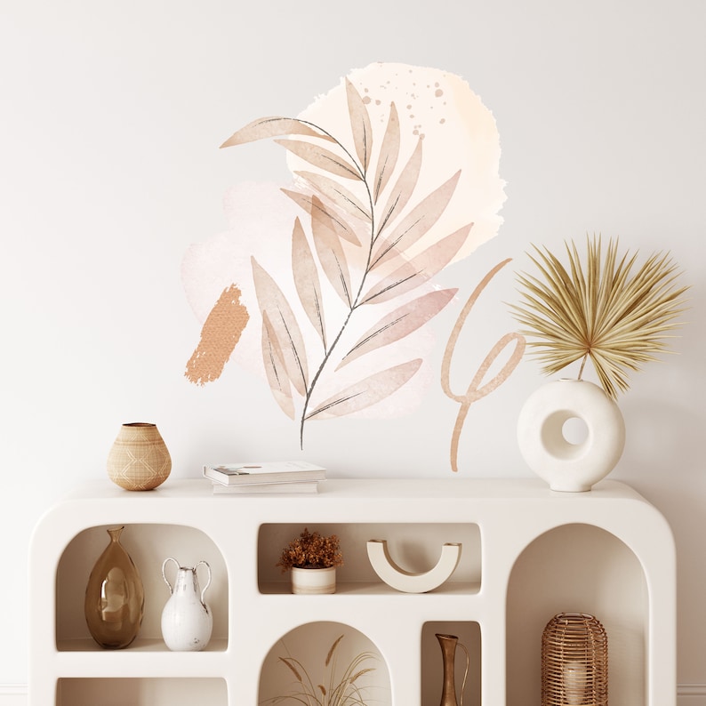 Wall Boho Decal Modern Wall Decal Wall Decal Boho Wall Etsy