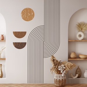 wall arch decal, modern wall decal, wall decal boho, wall decal geometric, large wall decal, geometric wall decal, decal for wall