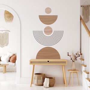 Boho Circle Wall Decals – Geometric Peel and Stick Stickers - Etsy