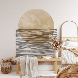 Wall circle decal, modern wall decal, wall decal boho, wall decal geometric, large wall decal, geometric wall decal, decal for wall