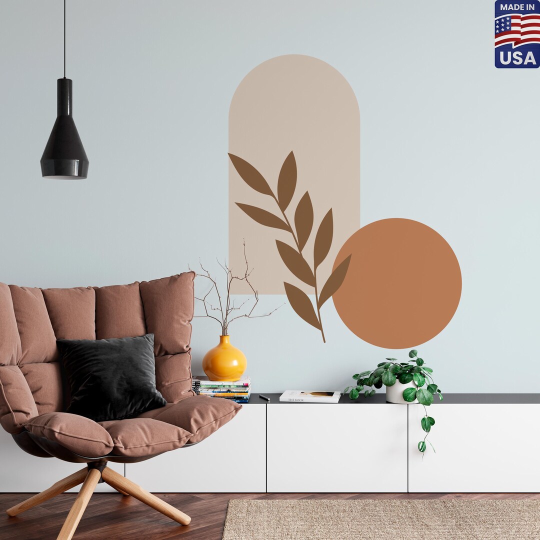 Arch Wall Decal - Nursery Sticker, Boho Interior Wall Art, Modern ...